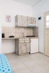 A kitchen or kitchenette at Iliovasilema VILLAGE