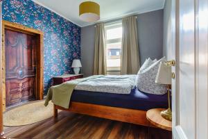 Ένα ή περισσότερα κρεβάτια σε δωμάτιο στο Ferienwohnung Ziegelbergsweg