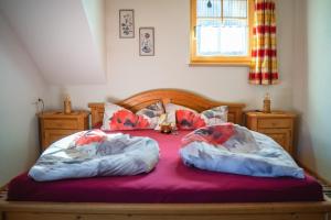 Posteľ alebo postele v izbe v ubytovaní Singerskogel - Ferienhof und Jausnstub`n