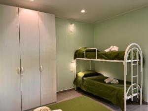 Postel nebo postele na pokoji v ubytování Twin Green