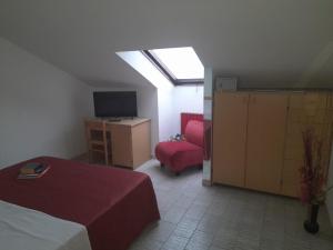 TV a/nebo společenská místnost v ubytování Hotel Antony
