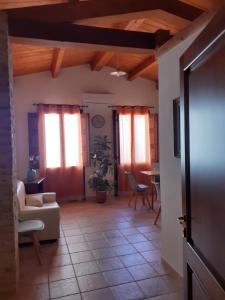 Posezení v ubytování B&B Città Regia