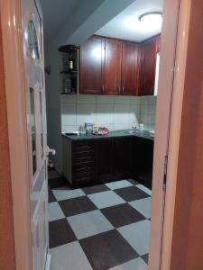 Kuchyň nebo kuchyňský kout v ubytování Apartmani “Dunja”