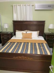 Кровать или кровати в номере Villa vacacional de 5 hab Family