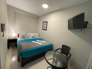 Voodi või voodid majutusasutuse Vianca Hotel toas