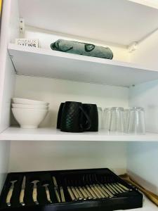 Kuchnia lub aneks kuchenny w obiekcie Appartement moderne vieille ville PARKING GRATUIT