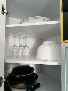 Kuchnia lub aneks kuchenny w obiekcie Appartement moderne vieille ville PARKING GRATUIT