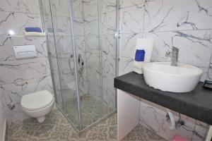 Ein Badezimmer in der Unterkunft Feine Wohnung mitten im Zentrum