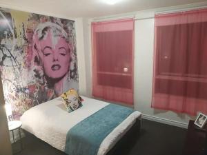 Krevet ili kreveti u jedinici u okviru objekta Apartment Marilyn Melbourne CBD