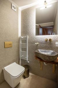Koupelna v ubytování Guesthouse Lousios