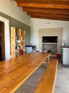 Kuchyň nebo kuchyňský kout v ubytování Casa de campo La Vanguardia
