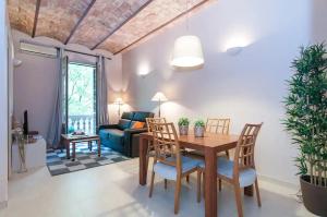 Posezení v ubytování Family apartment Plaza España 2