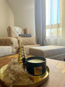 Posezení v ubytování Apartman MagicD + 30 fotografií