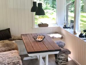 Posezení v ubytování Nordic Relax House - Stonehouse