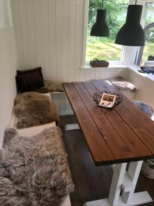 Posezení v ubytování Nordic Relax House - Stonehouse