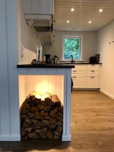 Kuchyň nebo kuchyňský kout v ubytování Nordic Relax House - Stonehouse