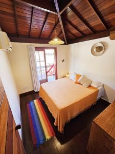 Postel nebo postele na pokoji v ubytování Maná da Concha Apartamento