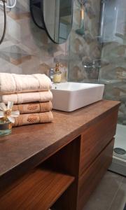 حمام في Apartman MagicD