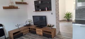 Μια τηλεόραση ή/και κέντρο ψυχαγωγίας στο Ferienapartment Neunkirchen