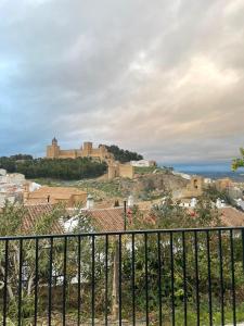 a view of a city from a fence at Despertar in Antequera