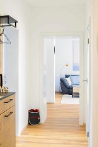 Posteľ alebo postele v izbe v ubytovaní Traunkai Apartments Bad Ischl