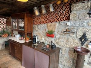Η κουζίνα ή μικρή κουζίνα στο Casa de Sequiade