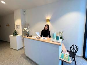 Lobby eller resepsjon på AGORA Tournai - Wellness Suites