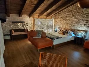 Posezení v ubytování Xana Casa Rural