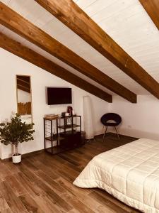 TV a/nebo společenská místnost v ubytování A casa di Alberta B&B Relais + 34 fotografií