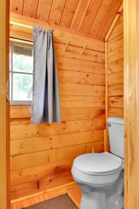Rustic Cabin with Pool Access的一间浴室