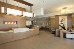 a lobby of a hospital with a waiting room at Hyatt Place Salt Lake City/Cottonwood in Cottonwood Heights