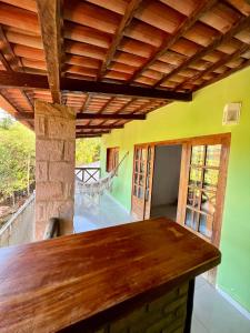 En balkon eller terrasse på Barbosa acomodações. Lencois-BA