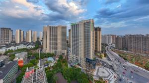 长沙景观或在酒店看到的城市景观