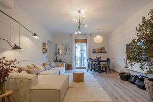 Posezení v ubytování Luxury 4-bedrooms in Rambla de Catalunya