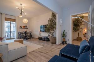 Posezení v ubytování Luxury 4-bedrooms in Rambla de Catalunya
