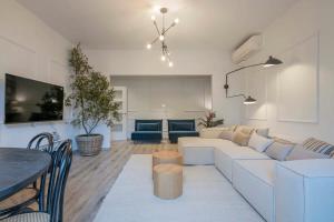 Posezení v ubytování Luxury 4-bedrooms in Rambla de Catalunya