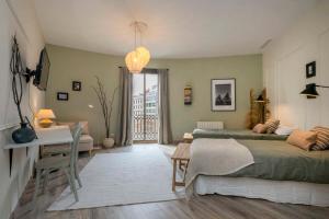 Posezení v ubytování Luxury 4-bedrooms in Rambla de Catalunya