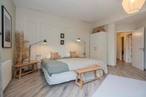 Postel nebo postele na pokoji v ubytování Luxury 4-bedrooms in Rambla de Catalunya