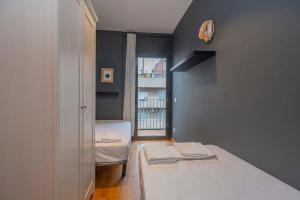 Posteľ alebo postele v izbe v ubytovaní 2 bedroom Duplex apartment with balcony 4-3