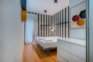 Posteľ alebo postele v izbe v ubytovaní 2 bedroom Duplex apartment with balcony 4-3