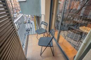 Balkón nebo terasa v ubytování Modern and bright apartment in Eixample 2-2