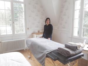 Lázně a/nebo wellness v ubytování Manoir de Camblain