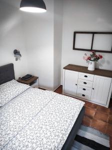 Postel nebo postele na pokoji v ubytování Ubytování U studny