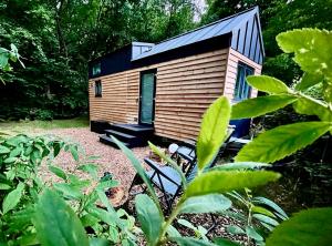 Aed väljaspool majutusasutust Tinyhouse „Kleines Ems-Idyll“