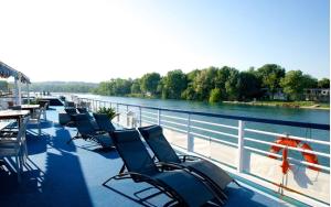 Vista sul fiume nelle vicinanze dell'hotel