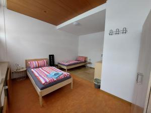 a bedroom with two beds in a room at Gästehaus Walter in Hardt +65 photos
