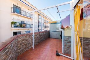 Balkón nebo terasa v ubytování BIO FUENGIROLA PENTHOUSE, south Terrace