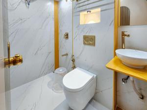 Koupelna v ubytování Hotel Nova Bling