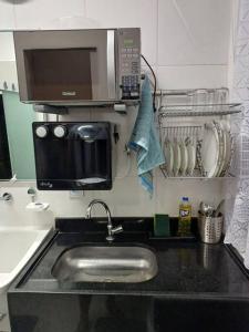 Kuchyň nebo kuchyňský kout v ubytování Apartamento no Centro do Rio de Janeiro!