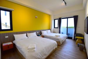 Voodi või voodid majutusasutuse Diving Duck B&B toas